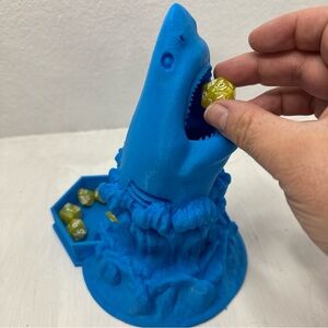 Blue Shark Dice Holder for dice games